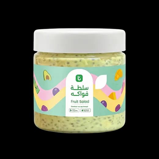 Fruit salad with chia and avocado ( 300 g )