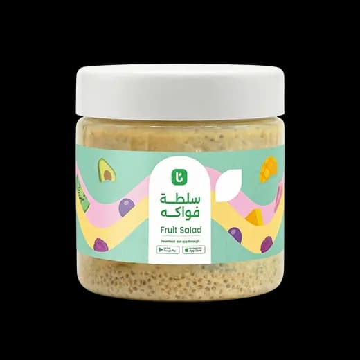 Fruit salad with chia and dates ( 300 g )