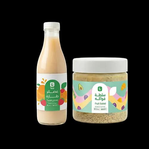 Dates Juice and Salad